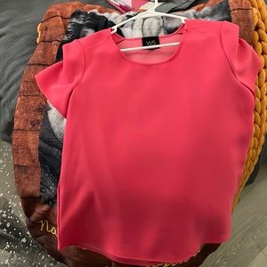 Structured Short Sleeve Top